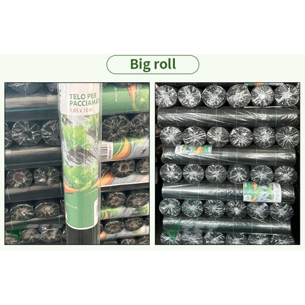 100% Polypropylene Weed Control Mat Landscape Fabric For 3-5 Years Durable Ground Cover
