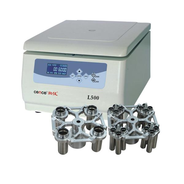 Centrífuga médica L500 5000r/min, capacidad 16x15ml, temporizador 1-99min