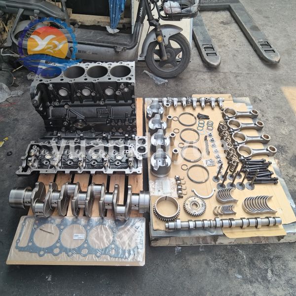 Japanese 4HG1 4HG1T Cylinder Block Head Liner Kit Camshaft Crankshaft Con Rod Valve for Isuzu Complete Engine Parts