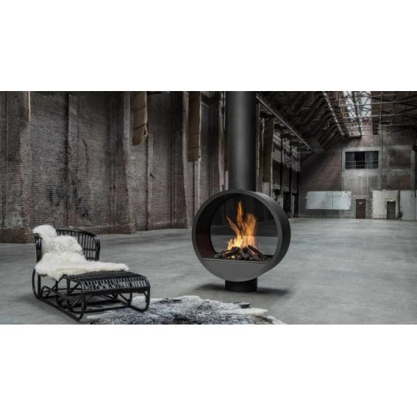 Камин крытой декоративной деревянной горящей плиты Европы Freestanding стальной