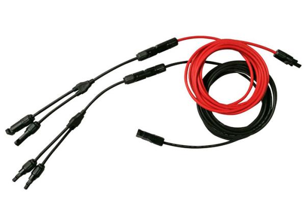 Preto do cabo de extensão 4mm2 do sistema solar XLPE e vermelho