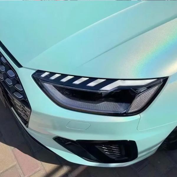 PET Matte Laser Blue Colored PPF Vinyl Wrap 7.5mil Color Paint Protection Film