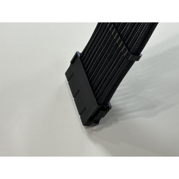 Custom ATX 24 Pin PSU Power Connector Cable, Braided Sleeved Wire Harness for Gaming PC Motherboard, High Current Electrical Transmission, OEM Server Power Supply Systems
