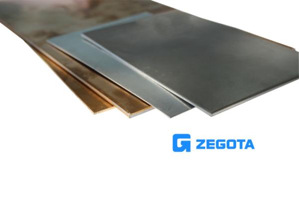 Perfect Surface Copper Clad Stainless Steel Sheets , Copper Fully Clad By Stainless Steel