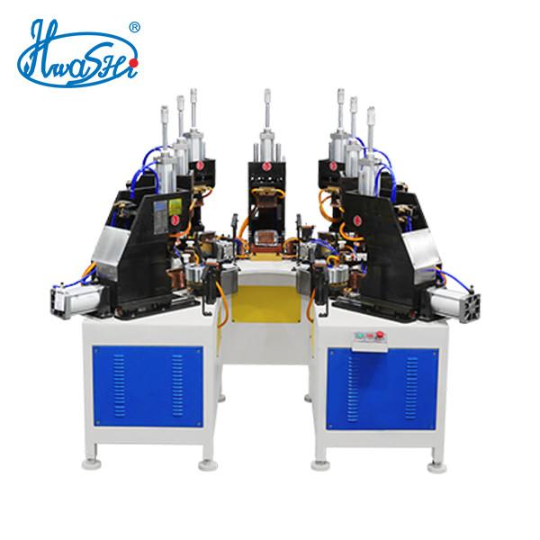 Soldadura do quadro da gaiola de Hwashi WL-SQ-MF IBC da máquina de soldadura do fio 400KVA