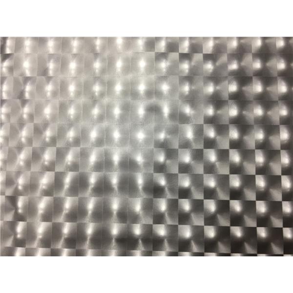 0.45mm Stretch Backing Garment Leather Fabric For Swimwear Silver Color