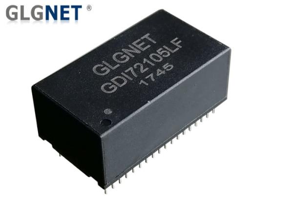 Through Hole Mounting Ethernet Lan Transformer 72 Pin For 1G Ethernet Full Quad Port