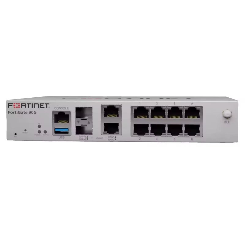 Fortinet FortiGate FG-90G Security Firewall 10x Gigabit RJ45 Ports 890 Mbps Throughput Wireless Appliance Enterprise Firewall