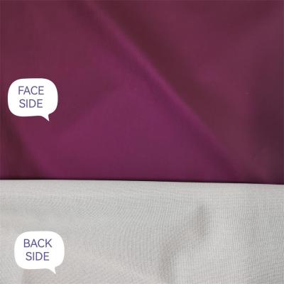 174gsm Polyester Soft Shell Fabric Woven 75dx75d Waterproof Full Dull Metal Lamination