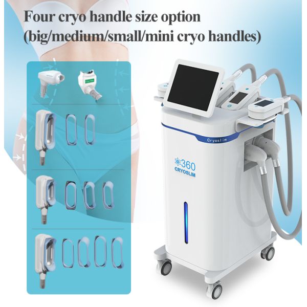 Full Body Fat Freezing Machine With 9 Replaceable Heads For Body Fat Loss