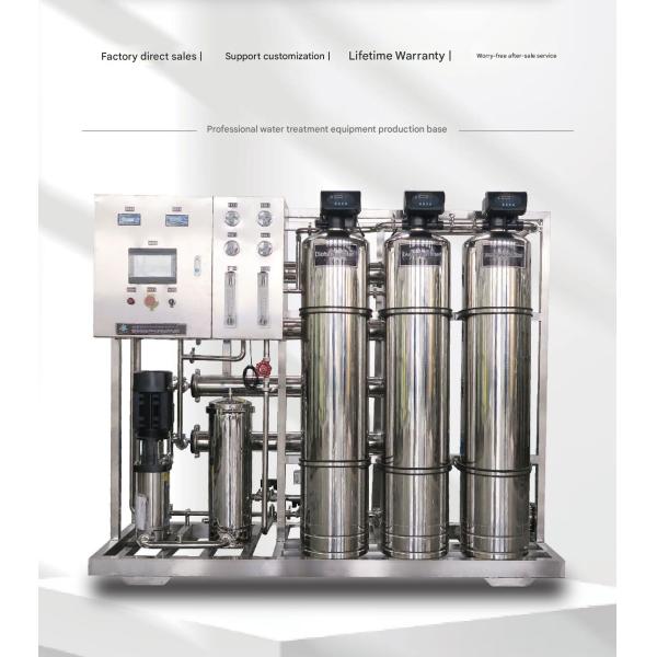 250LPH 2xSS304 Tanks Commercial RO Purified Drinking Water Filtration System
