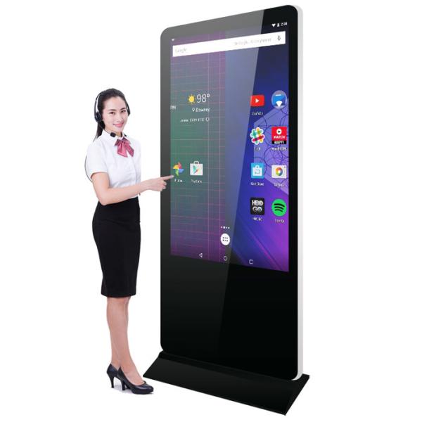 Vertical TV All In One PC Interactive Touch kiosk 4k 43 Inch High Sensitive