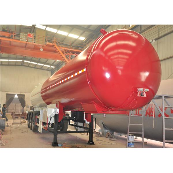 60000 автоцистерны трейлера Три цапфы пропана ЛПГ бензобака литров трейлера Семи 30 тонн