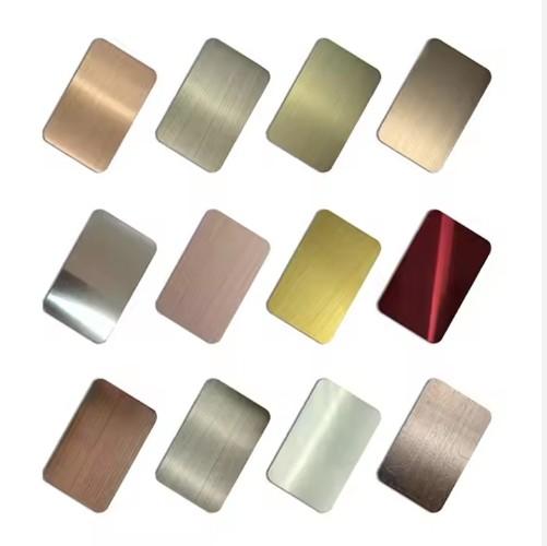 304 Stainless Steel Color Plate Aisi 2mm Brushed Ss 304 316 Decorative Hairline Stainless Steel Sheets