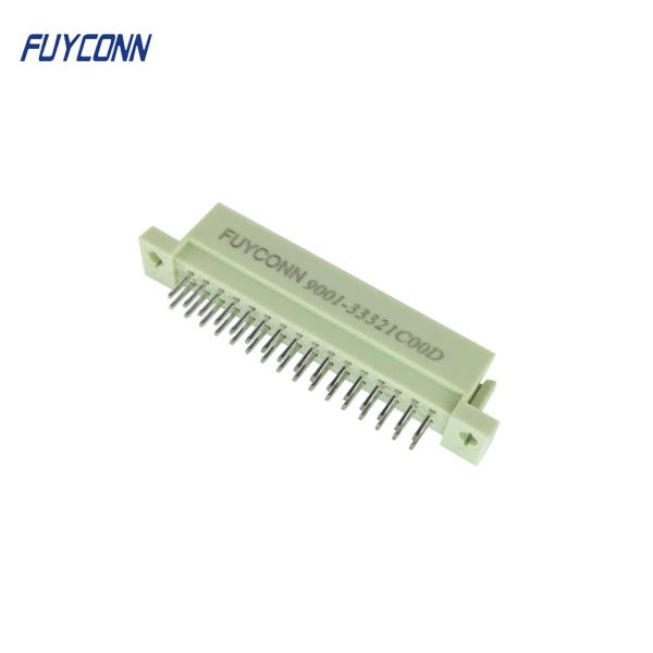 2 conector vertical do PWB Eurocard DIN41612 do conector do PWB das fileiras 2*16P 32 Pin Male