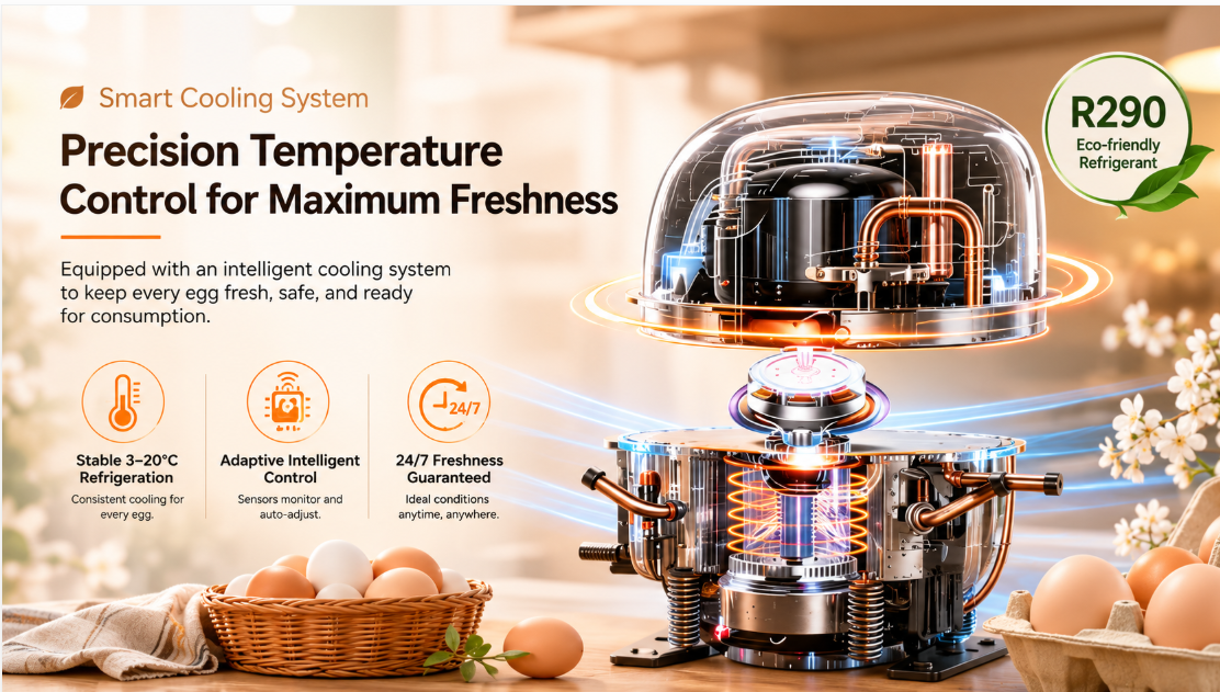 WEIMI Smart Egg Vending Machine for 24/7 Fresh Egg Retail with Intelligent Cooling
