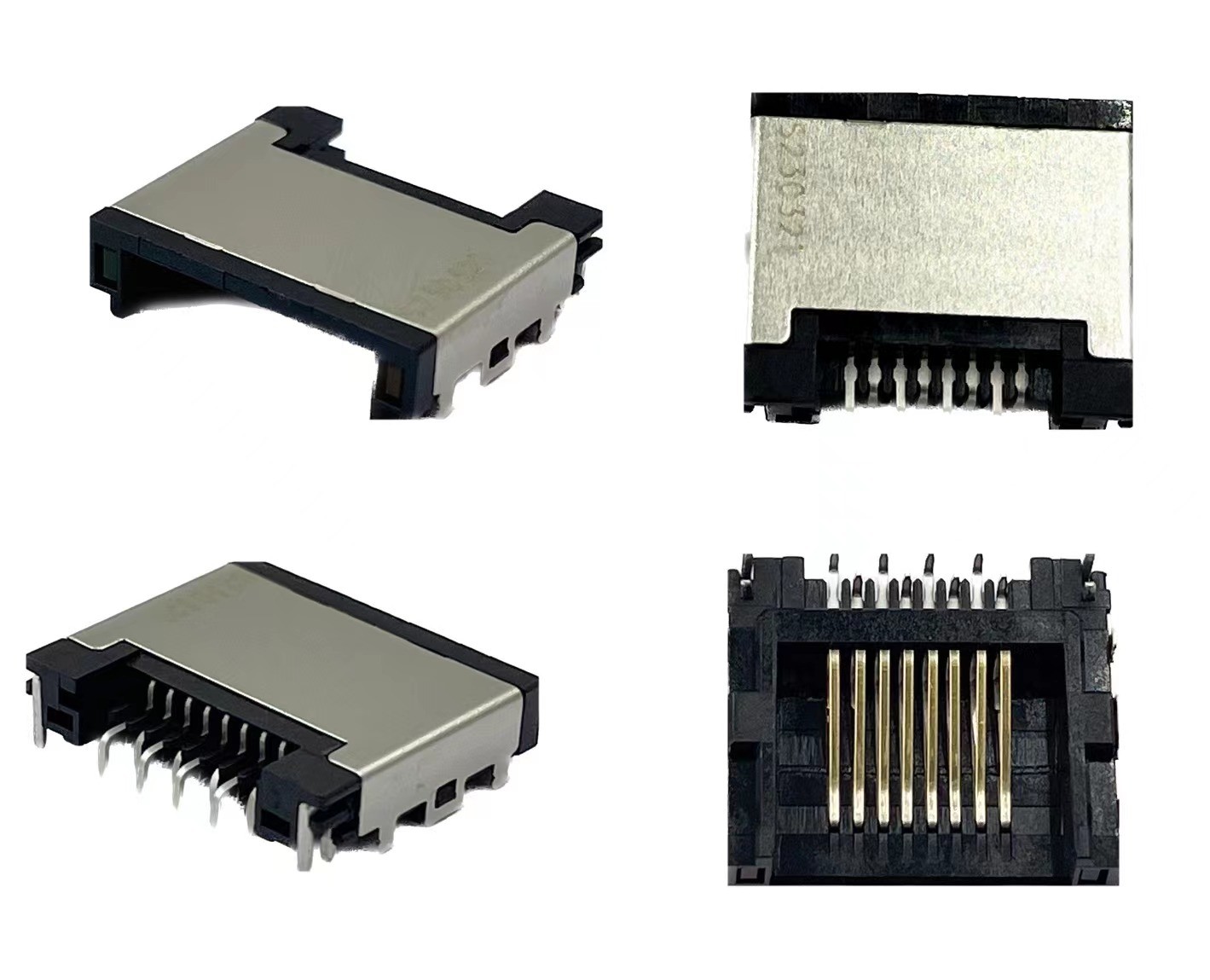 4,6 мм защищали 8P два соединителя Ethernet с потайной головкой разъема Ethernet Pin Half RJ45 с потайной головкой