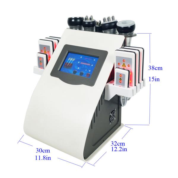 Fat Cavitation Lipolaser Slimming Beauty Machine 40Khz RF 6 In 1 Multi Function