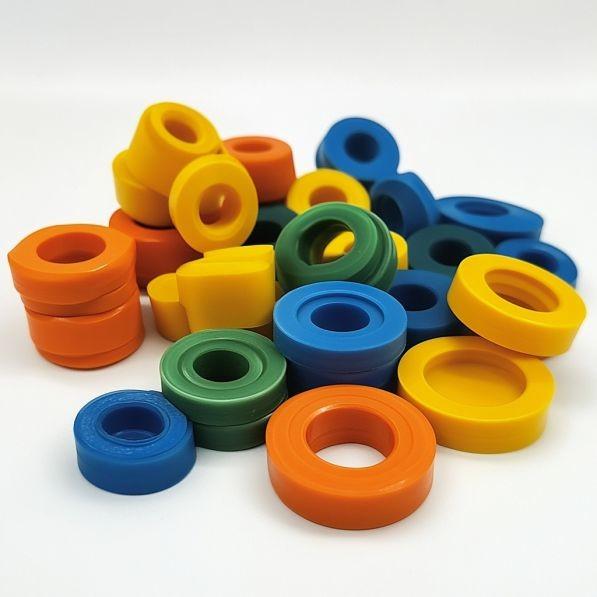 Temperature Resistance Custom Compression Rubber Molded Parts Silicone