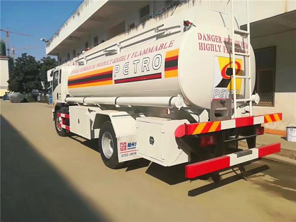 10000L caminhão de reabastecimento móvel 10m3 caminhão de combustível móvel de 154 cavalos-força