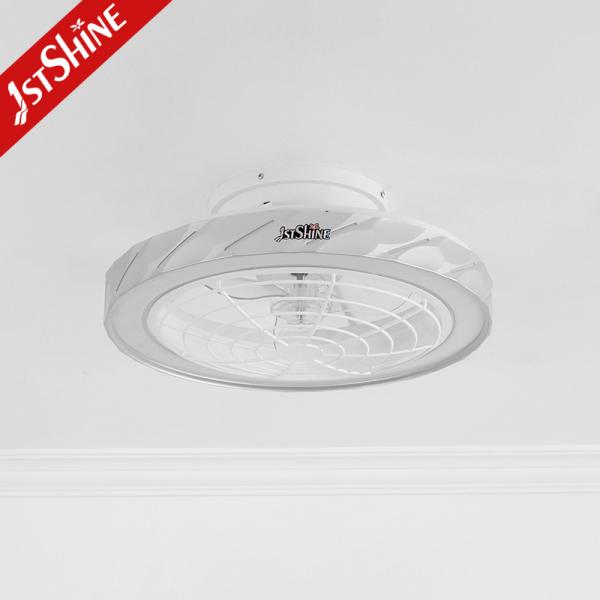 Ventilador de teto LED com comando remoto e lâmina ABS