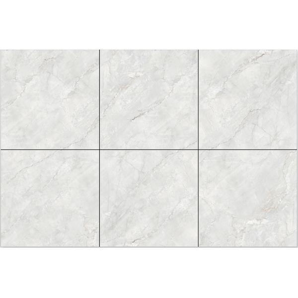 1000x1000mm Antiderrapante resistente a los ácidos gris interior de suelo de porcelana glaseada pulida azulejos para cocina y apartamento
