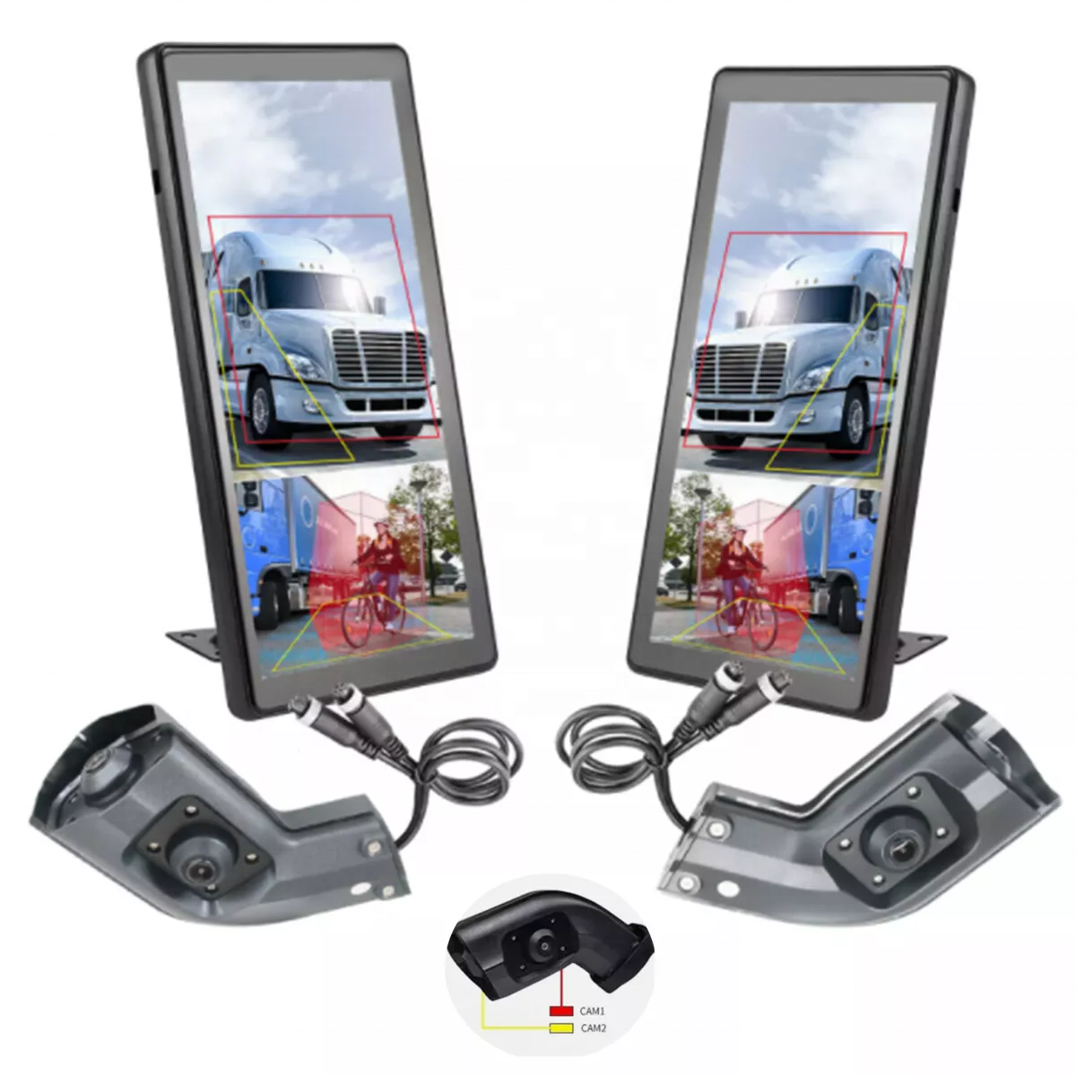 Professional First-Generation Smart HD Car Rearview Mirror with Night Vision Waterproof Split Screen Function
