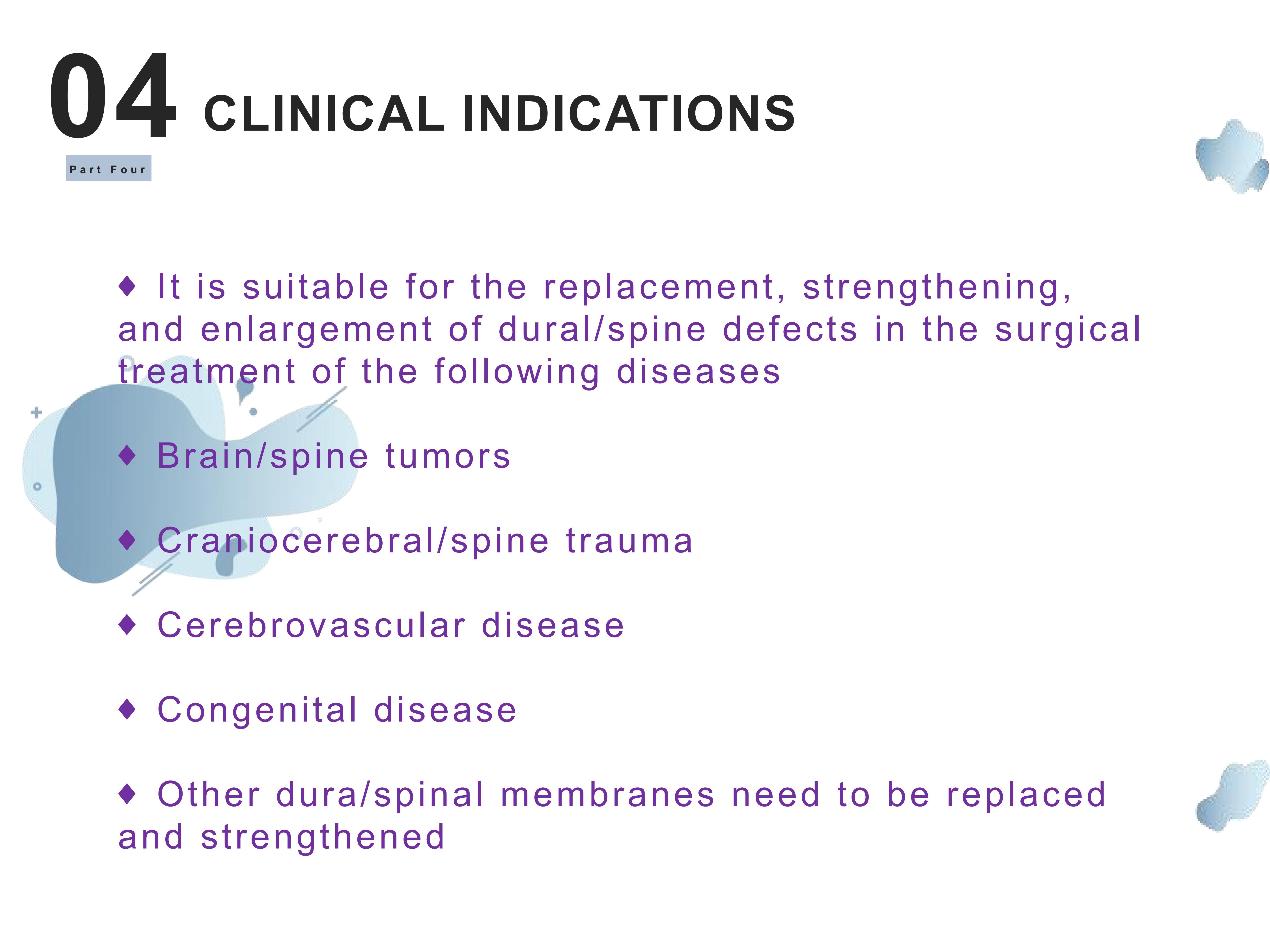 Safe Porcine Collagen Dura Patches High Compatibility Dura Repair CSF Fistula Prevention