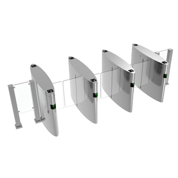 1.6 Meter Height Access Control Turnstile with Facial Recognition and 30 Person/Minute Flow Rate