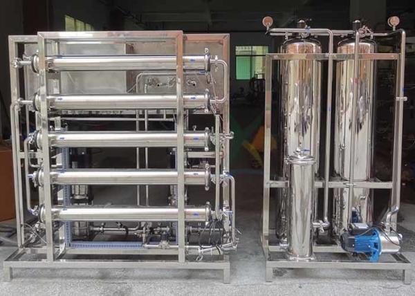 SS 304 Small RO Water Treatment Plant , 500LPH 3000 GPD RO Water Purifier Machine