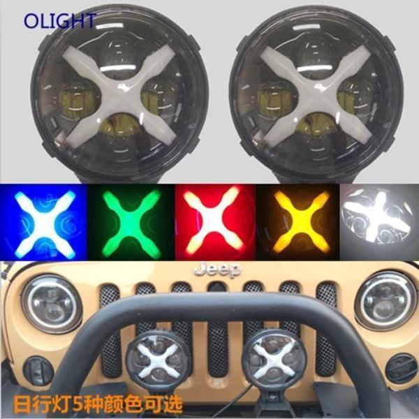 60W CREE LED Work Light Round White Fog Light For Jeep Wrangler Off Road 4X4