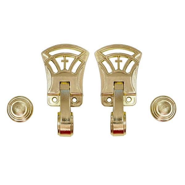 Light Gold Plastic Coffin Handles Diameter 2.5cm Coffin Accessories D08