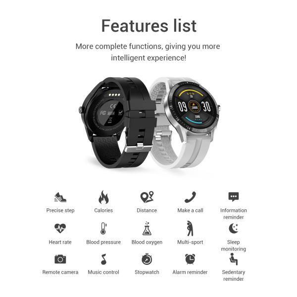 HL20Pro Smartwatch  1.28 Inch 240*240 Waterproof Sports Main Chip RTK8762C