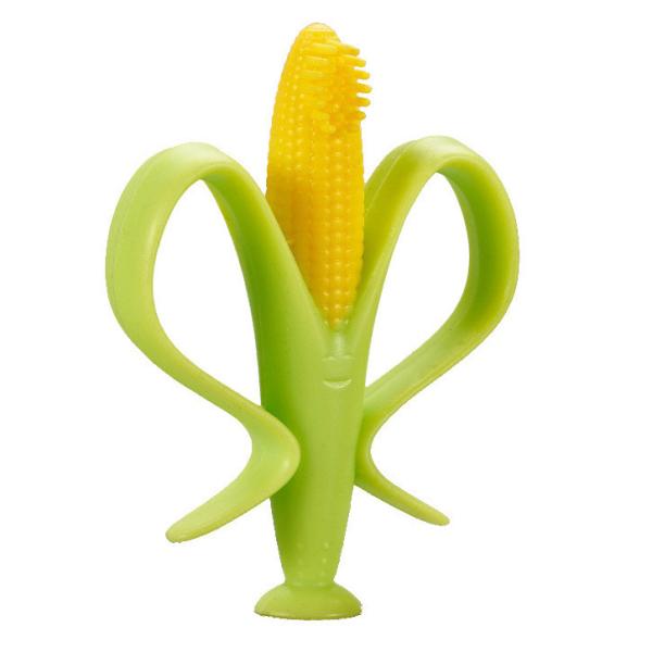 Safe Chewable Toothbrush Baby , Silicone Finger Toothbrush For Baby 1 Year Old