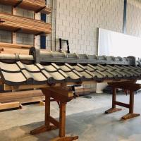 Tecelagem japonesa autêntica Chapas de ardósia Materiais naturais de telhado Cores versáteis realçam a arquitetura tradicional