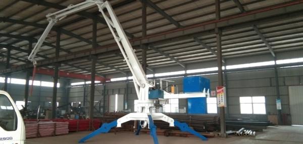 Hydraulic 5.5kw Concrete Placing Boom 360 Degree Rotation With 3m Hose