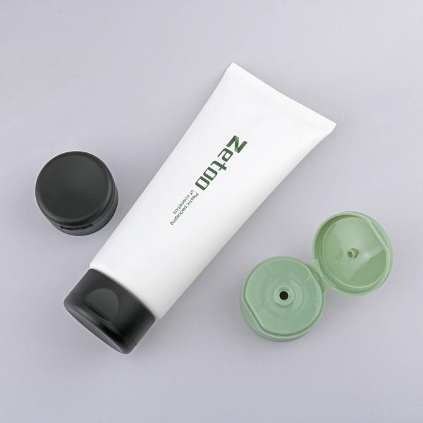 50mm Diameter Shampoo Tube Packaging Round Flip Cap Tube Customized