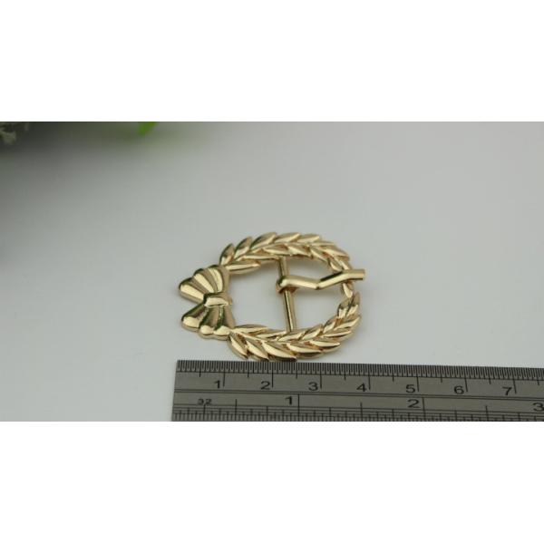 Custom hardware accessories 22 mm gold lace butterfly shape pin belt buckle for handbag clothing accessories