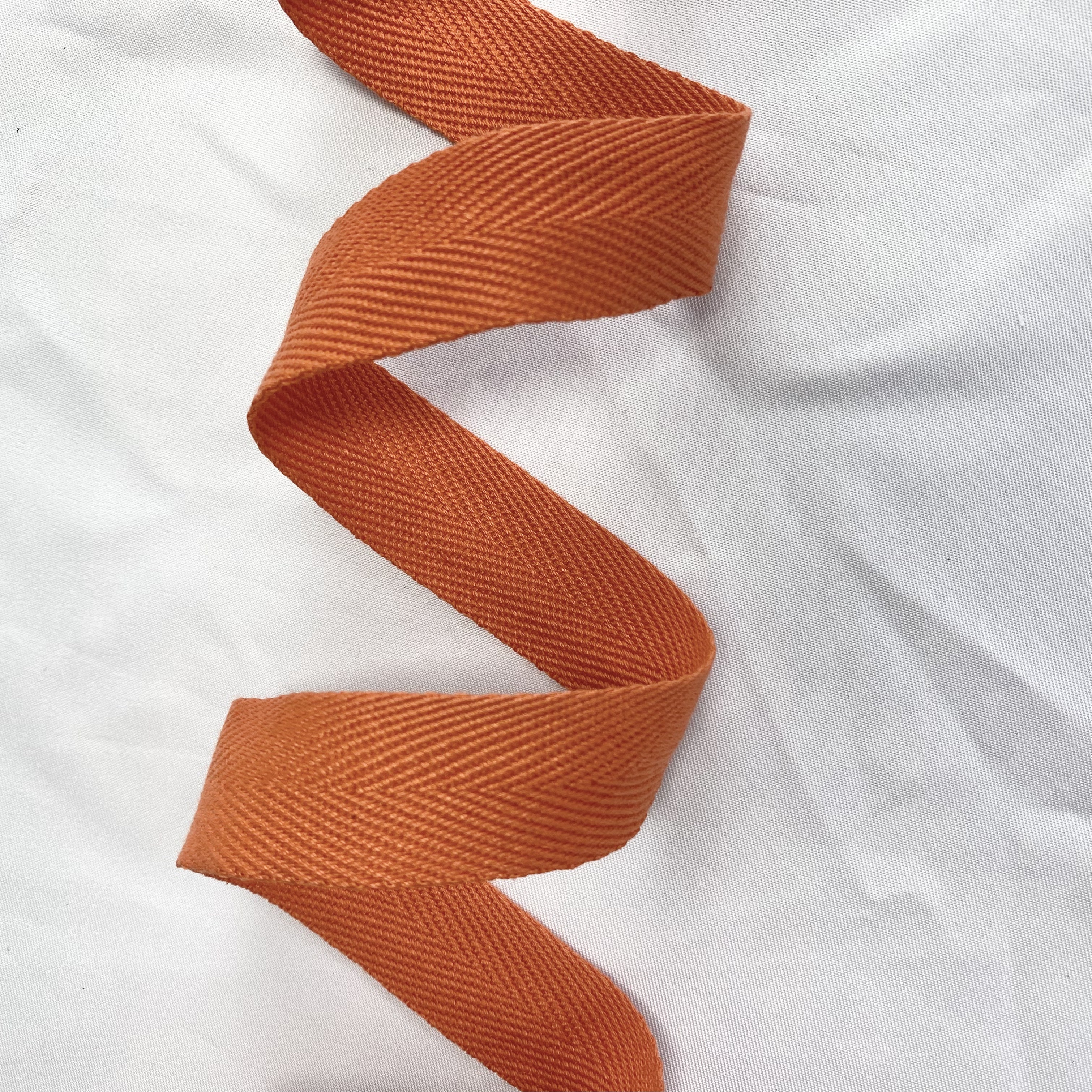 Herringbone polyester-cotton webbing Various colors Backpack strap Belt Handbag strap
