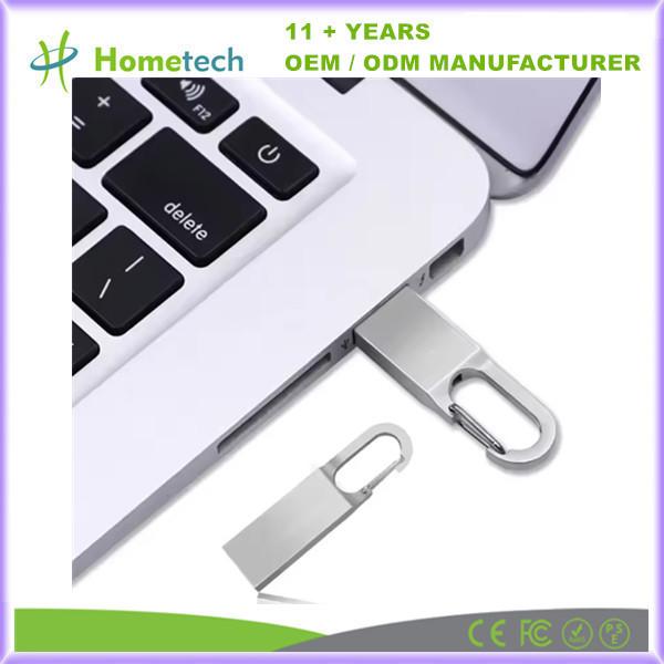 Water Proof Metal Mini USB Flash Drive with Climbing Bucket Slim Style