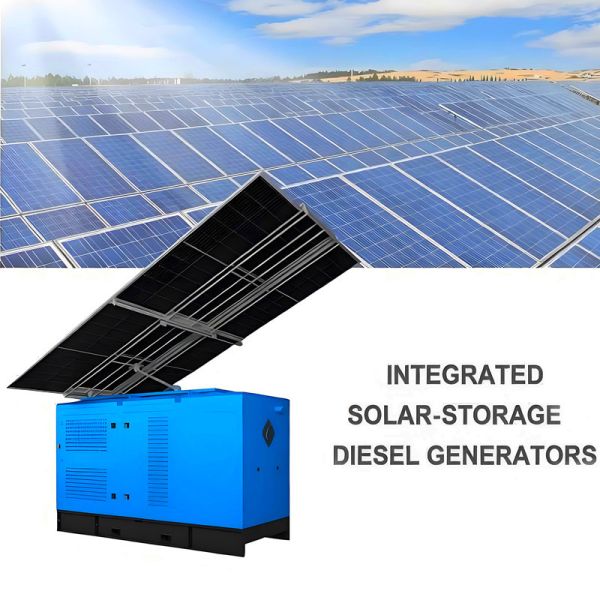 Solar Diesel Hybrid Power Generator Set 50Hz Frequency Environmentally Friendly Solar Panel Diesel Generator