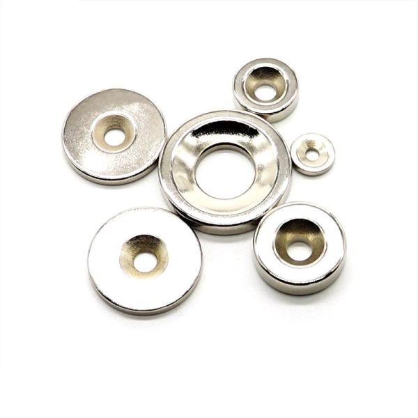 Powerful Round Neodymium Magnets Industrial Rare Earth Magnets 5kgs Pull Force