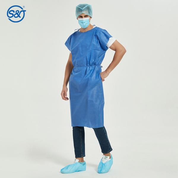 S&J Disposable Waterproof And Dustproof Sterile sterile surgical gown anti-static Medical Isolation Clothing