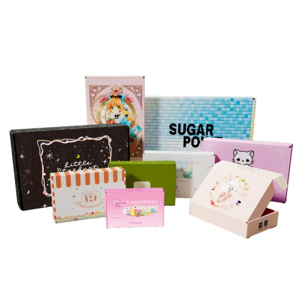 Paper Custom Packaging Boxes Moisture Proof  White Cardboard Packaging Box