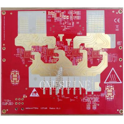 Anticollision Pcb Prototype Radar MmWave 77GHZ Radio High Frequency PCB Design