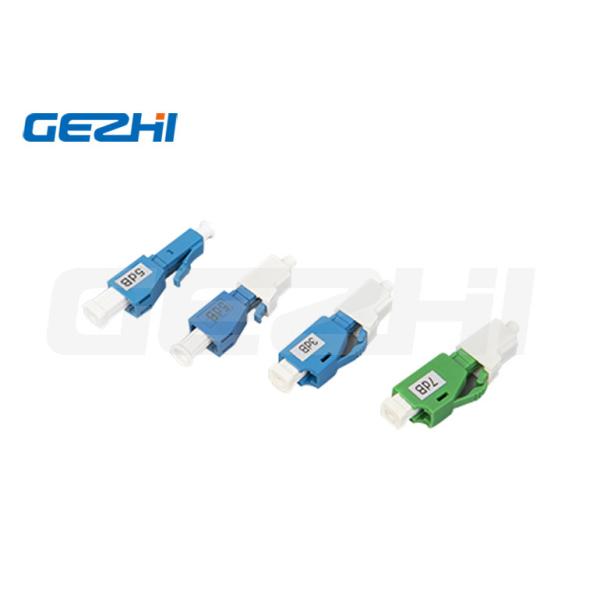LC/APC Fiber Optic Attenuator with Plastic Housing for Testing Equipment Female to Male LC 1dB-30dB Attenuation