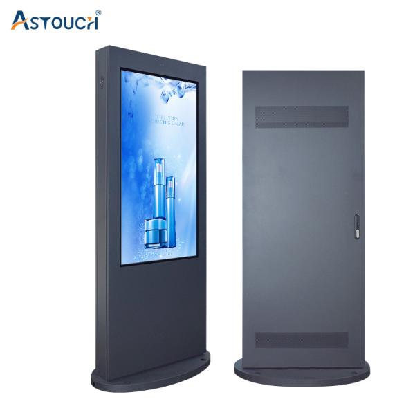 тотем Signage 65Inch на открытом воздухе цифров рекламируя высокую яркость IP65