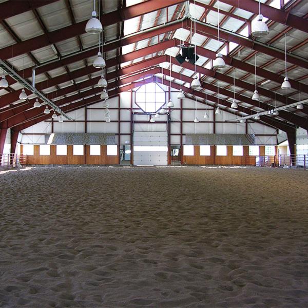 Pre Engineered Steel Agricultural Sheds Indoor Arena Horse Riding Arena