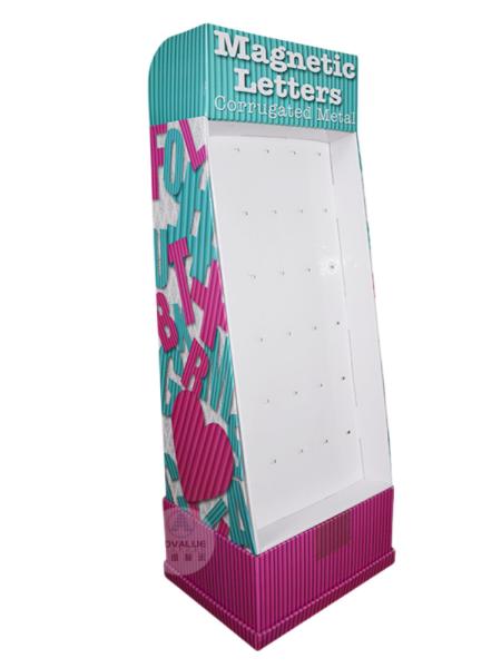 FSC Approved Cardboard POS Display Stands With Plastic / Metal Hooks