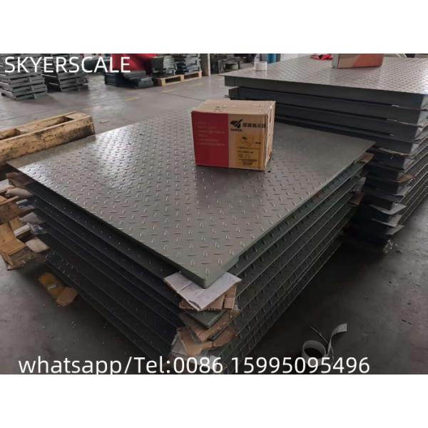 Heavy Duty Floor Scale 1.2x1.5m Platform Weighing Scales Carbon Steel 3000kg